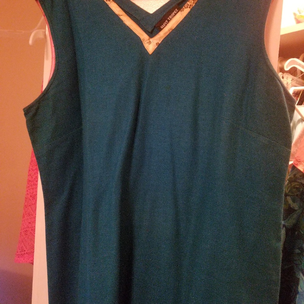 Sleeveless Linen Dress